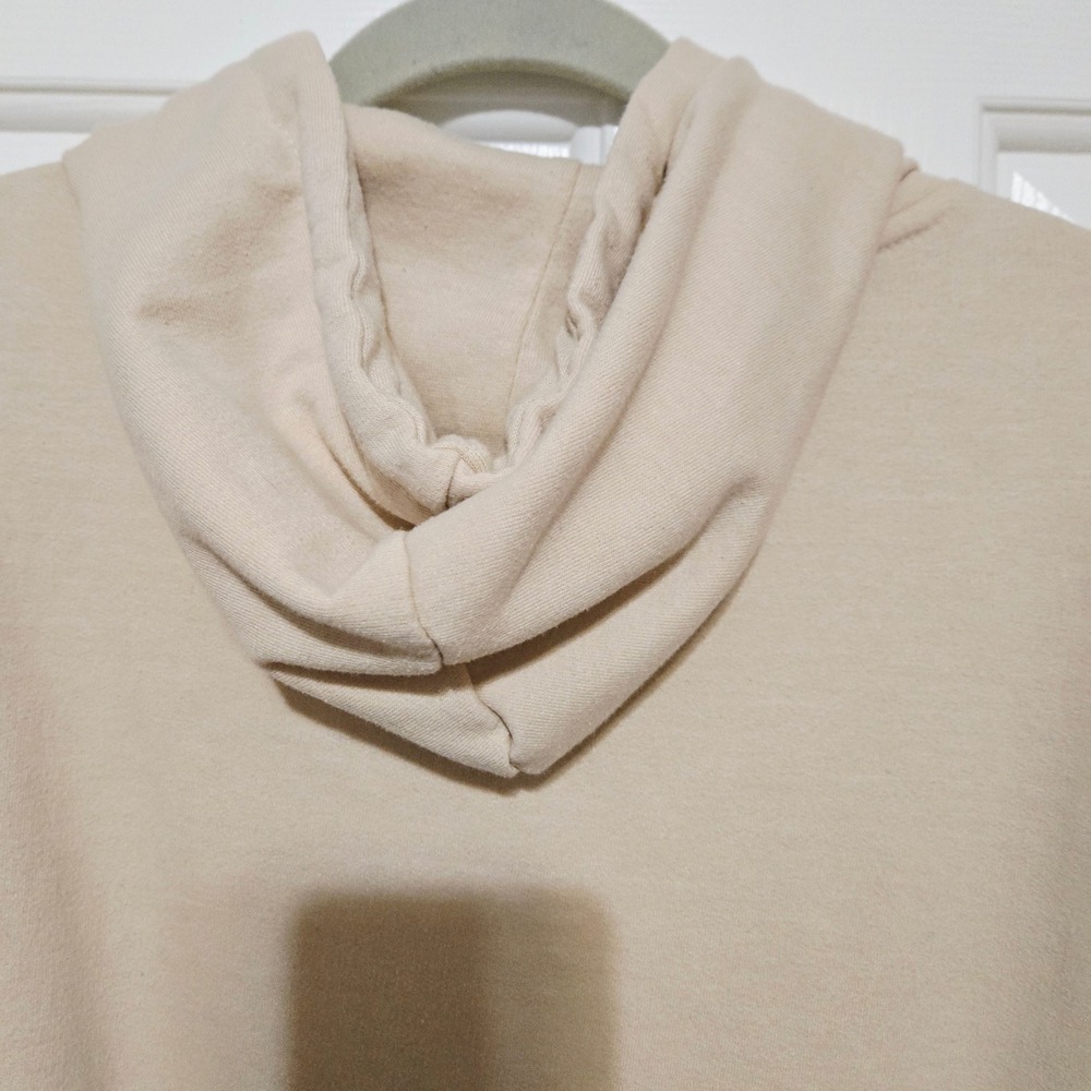 Betty Boop Graphic Hoodie Sweatshirt Beige XLarge Hearts Licensed - Picture 8 of 10